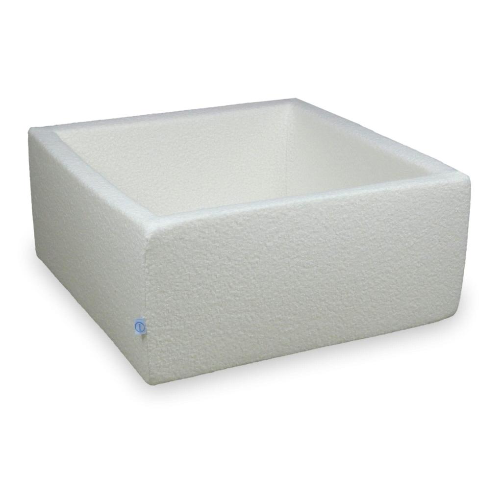 Dry pool 90x90x40 Boucle White without balls