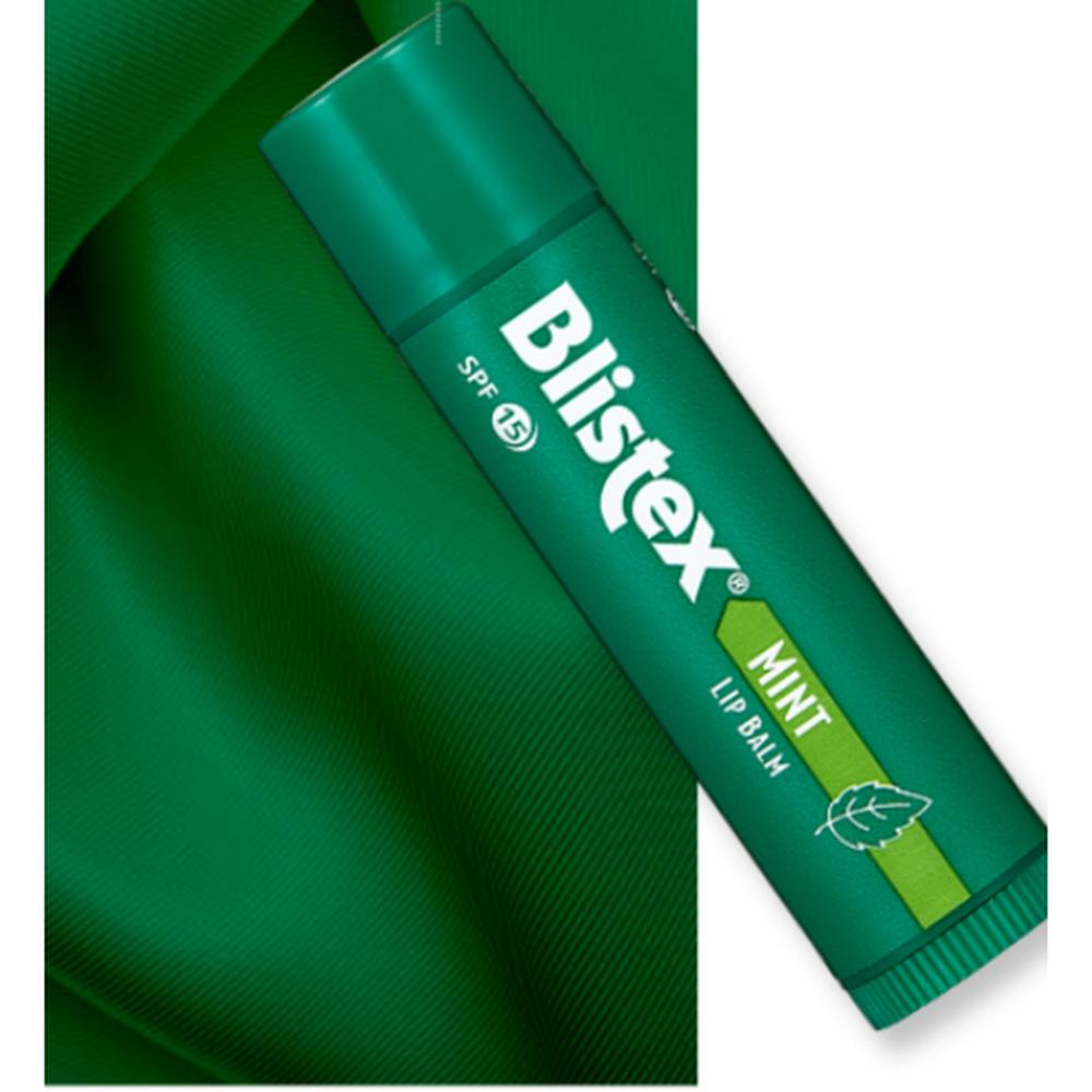 Blistex Мятный бальзам для губ для ежедневного ухода 4,25 г (2pcs) – Свежесть мяты, Ежедневное увлажнение, Корейский