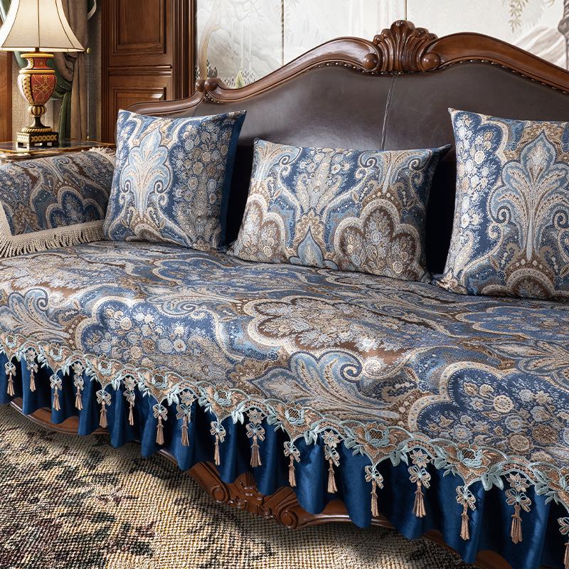 Роскошная европейская нескользящая подушка и чехол для дивана из натуральной кожи