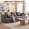 3 Seater Sofa Cloud Sofa Made Of Chenille With Thick Spring Core Cushioning Wide And Deep Seat Wide Armrests Cushions
