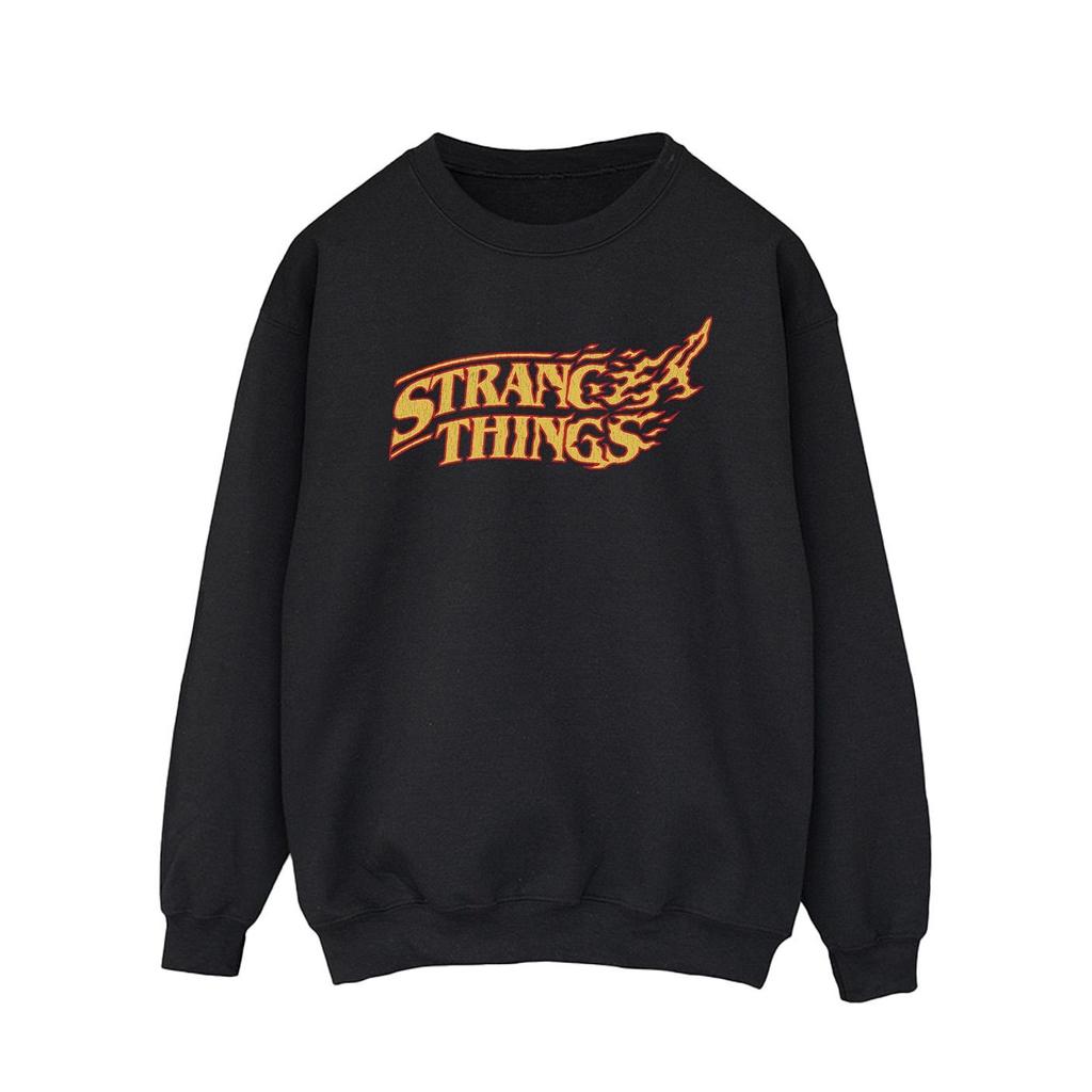 Netflix Mens Stranger Things Logo Breaking Sweatshirt