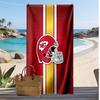 Kansas City Chiefs Print Beach Towel Soft Portable Quick?dry Towel For Pool Summer Vacation Outdoor Sport