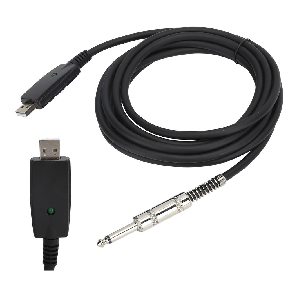 JORINDO JD6222 3 м USB-папа на 6,35 мм папа Гитарный кабель USB-гитарный кабель Аудио соединительный адаптер Кабель