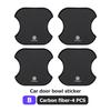 BAG1 For Volkswagen VW 4PCS Anti-scratch Car Door Bowl Protective Sticker Waterproof Scirocco Passat Polo B5 B6 B7 CC Tiguan Sharan