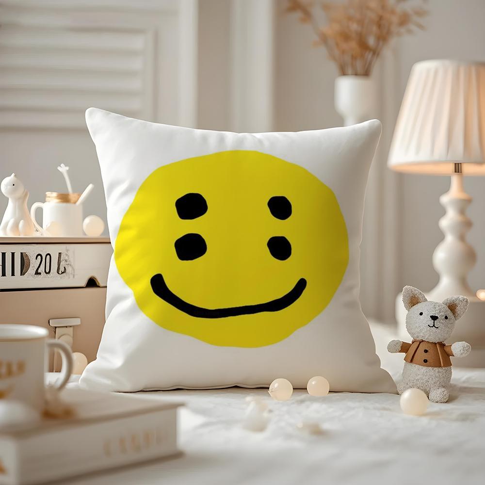 Роскошная наволочка для подушки Luxury Smile C-Cpfm, защита от пылевых клещей, невидимая молния, шелковистая короткошерстная наволочка для диванной подушки
