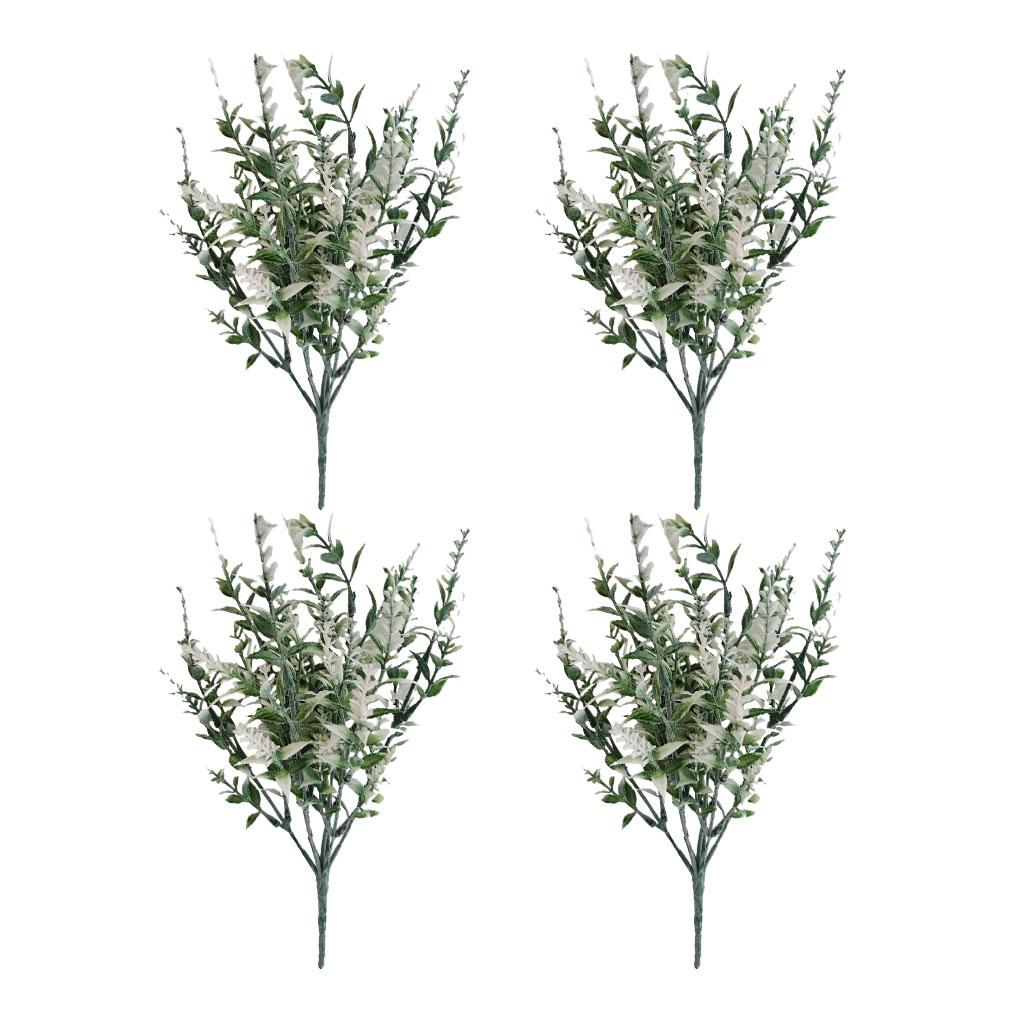 4 шт. Пластиковый искусственный цветок, не требующий особого ухода и с реалистичным внешним видом для любого декора цветы