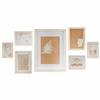 Wall Photo Frame DKD Home Decor 32.5 X 1.5 X 45 Cm Crystal Natural Brown Modern MDF Wood