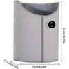 Foldable Under Desk Foot Warmer Electric Heater Silent Operation Auto Shut Off Adjustable Thermostat for Office Home