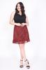 Women's Style Big Size Skirt Flounced Chiffon Lined Mini Skirt