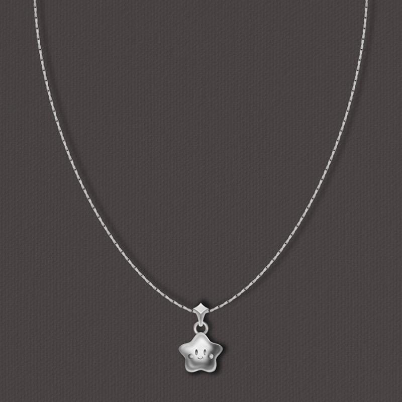 Silver Color Choker Necklace For Women Star Smiple Geometric Fine Jewelry Wedding Party Birthday Gift