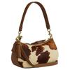 COACH Ashton Calf Hair With Smooth Leather Crossbody Bag, Shoulder Bag Medium Women's Brown CDW47-IMYFH