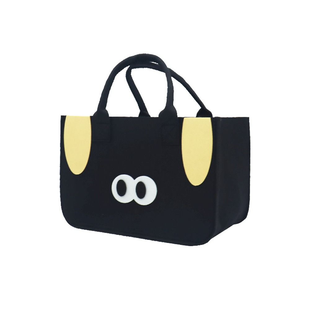Felt Tote Bag Shopping Bag Multi-function Handbag Food Storage Bag Picnic Bag Women Lunch Bag