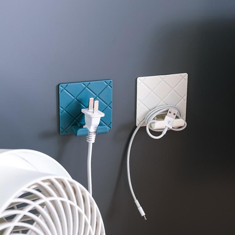 Складной крючок, держатели для хранения, стеллажи, настенный крючок, самоклеящаяся складная розетка, вилка для кухонной техники, шнур питания, промывка