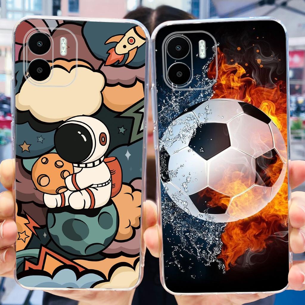 For Xiaomi Redmi A2 Case Redmi A2+ Cute Dinosaur Cartoon Back Cover Phone Cases For Redmi A2 Plus A2+ RedmiA2 Soft Fundas Bumper
