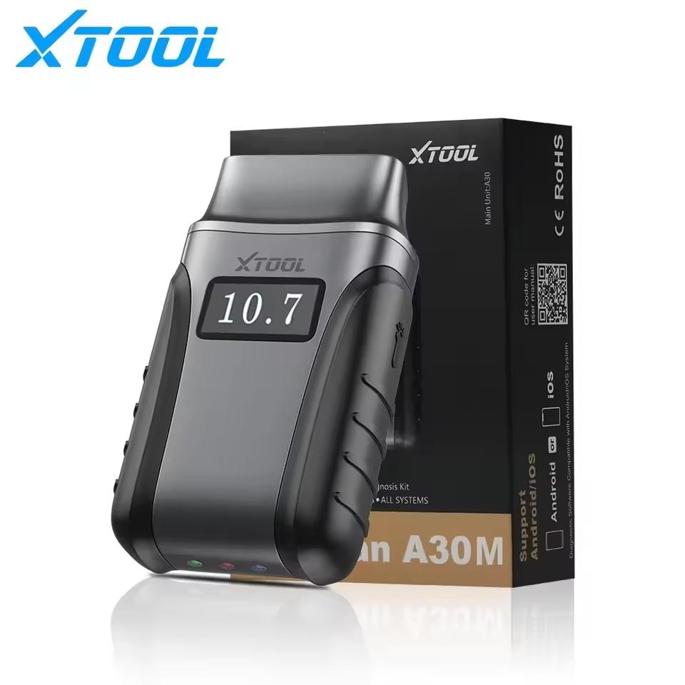 XTOOL A30M V2.0 Комплект Полная Система Диагностический Инструмент Двунаправленный OBD2 Сканер Автоматическое Сканирование с 26+ Сбросами FCA CAN Пожизненное Бесплатное Обновление