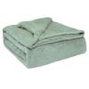 Sherpa Canape Couverture Polaire 130x160cm, Épaisse Warm Plaid Blanket Briebe - Vert D'eau 93515