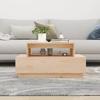 814514 vidaXL Coffee Table 80x55x40.5 Cm Solid Pine Wood