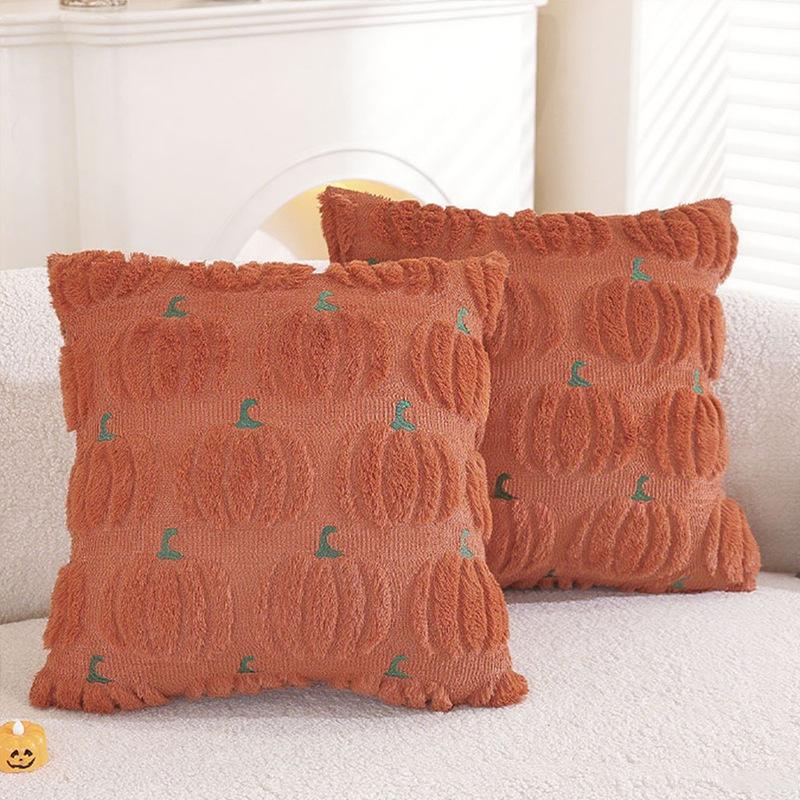 Home Decor Polyester Throw Pillow Cover Soft Solid Color 40*40 45*45cm Square Pillow Case for Couch Sofa Decorative Pillows