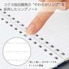 KOKUYO Note Soft Ring 80 Sheets Dot Ruled Semi-B5 Su-SV308BT-LB