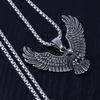 Модный кулон «Орел» в стиле панк из нержавеющей стали, ожерелье в стиле ретро для мужчин, кастинг-орел
