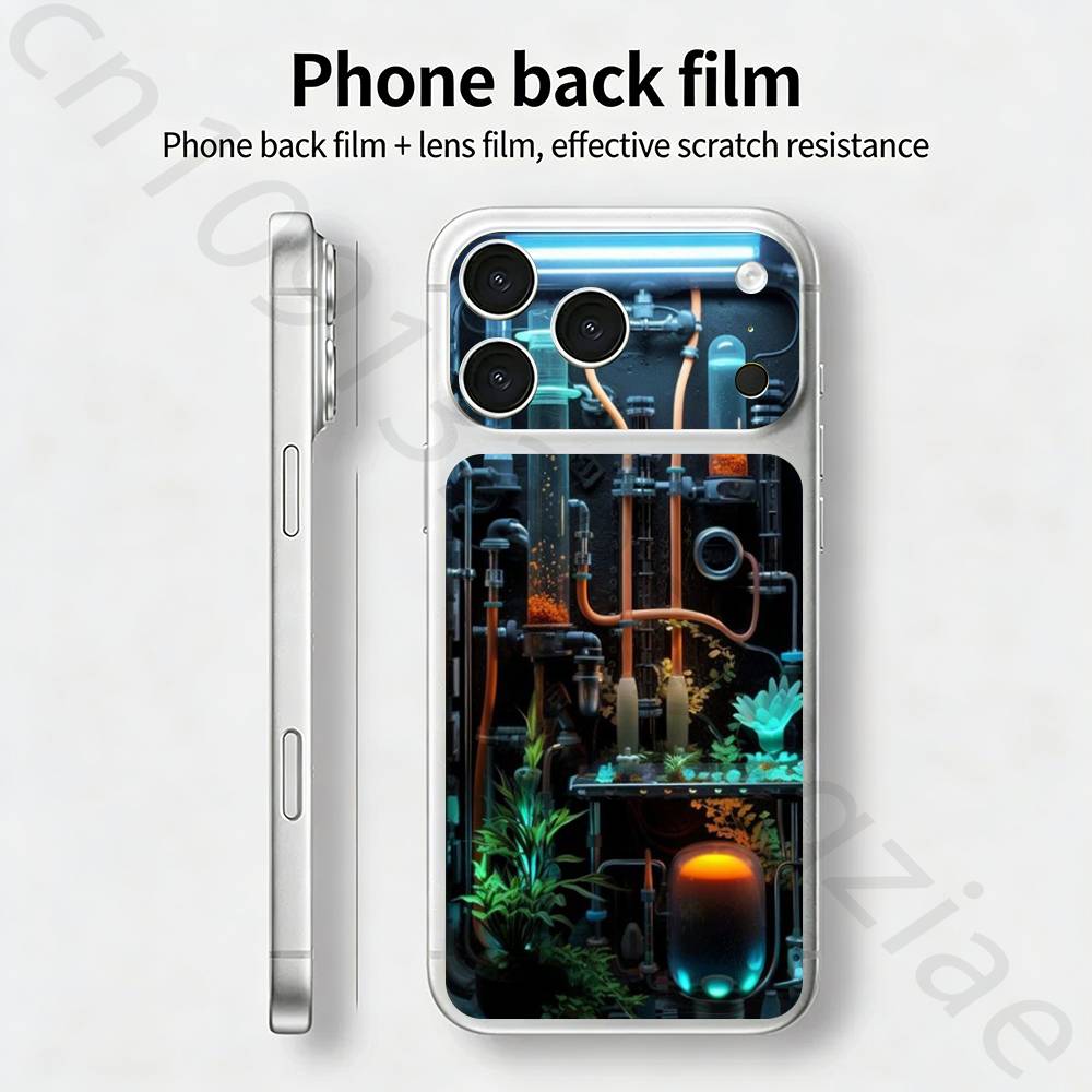 Креативная печатная плата для iPhone 17 pro Max / 17 pro Полное покрытие Наклейка-пленка Skin Wrap 3D Цветная Задняя защитная наклейка