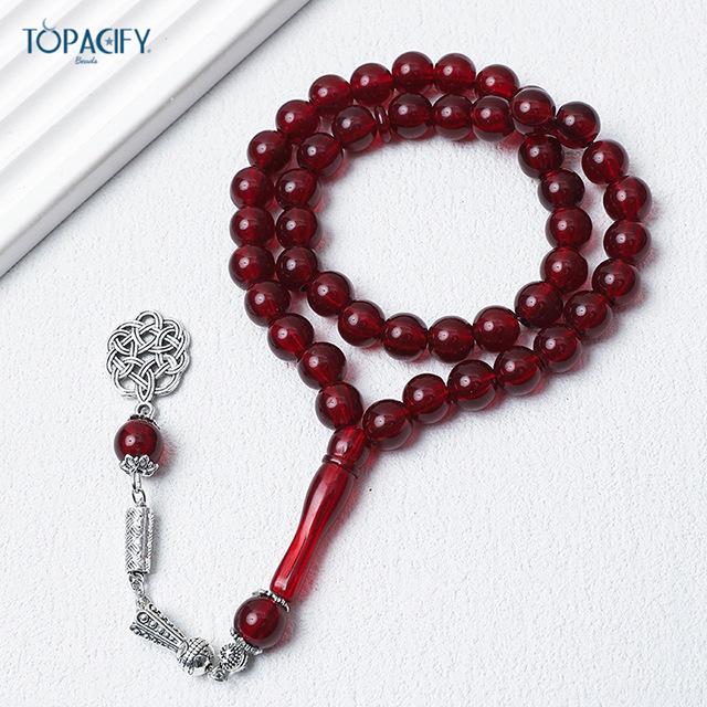 Alloy Prayer Beads: Kuk Style Muslim Worship Bracelet with 45 Beads