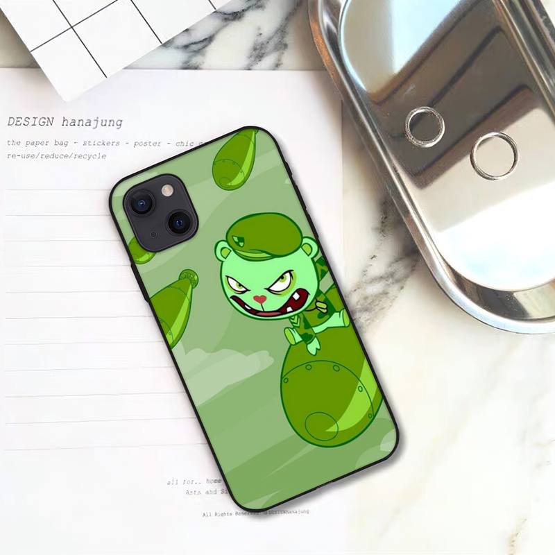 Чехол для телефона Happy Tree Friends для iPhone 11 12 Mini 13 14 15 Pro XS Max X Plus SE XR Shell