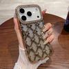 Роскошный блестящий золотой чехол с бриллиантами для IPhone 16 17 Air 12 13 14 15 Pro Max Чехлы для защиты камеры Обложка