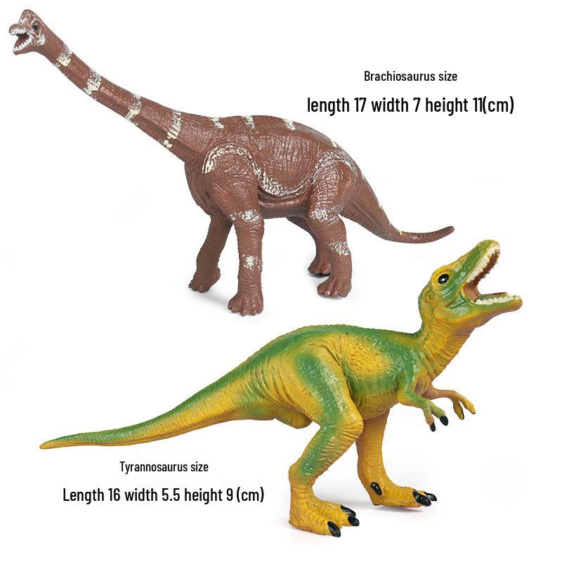 Dinosaur & Dragon Plastic Toy Set: Mythical Animal Figures for Kids