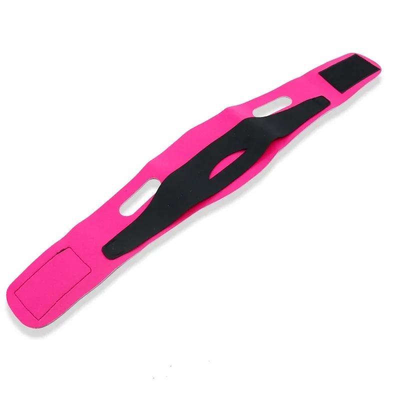 Бандаж для лица с двойным подбородком, тонкая подтягивающая маска против морщин, ремешок, V-образный пояс для лица, женский инструмент для похудения и красоты лица