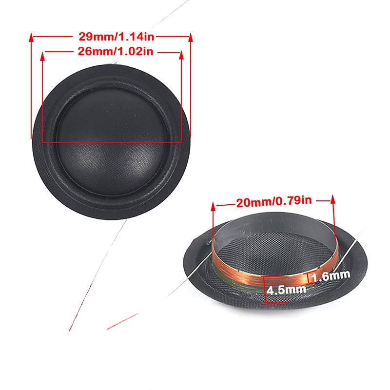 Accessories 1pcs New Tweeter Diaphragm Membrane Speaker High Quality Durable Material Easy To Install Ideal Gift Choice