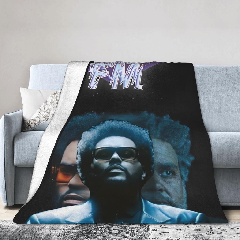 The Weeknd Pop Singer Blanket Velvet Summer Portable Super Soft Throw Blanket for Bedding Couch Bedding Throws