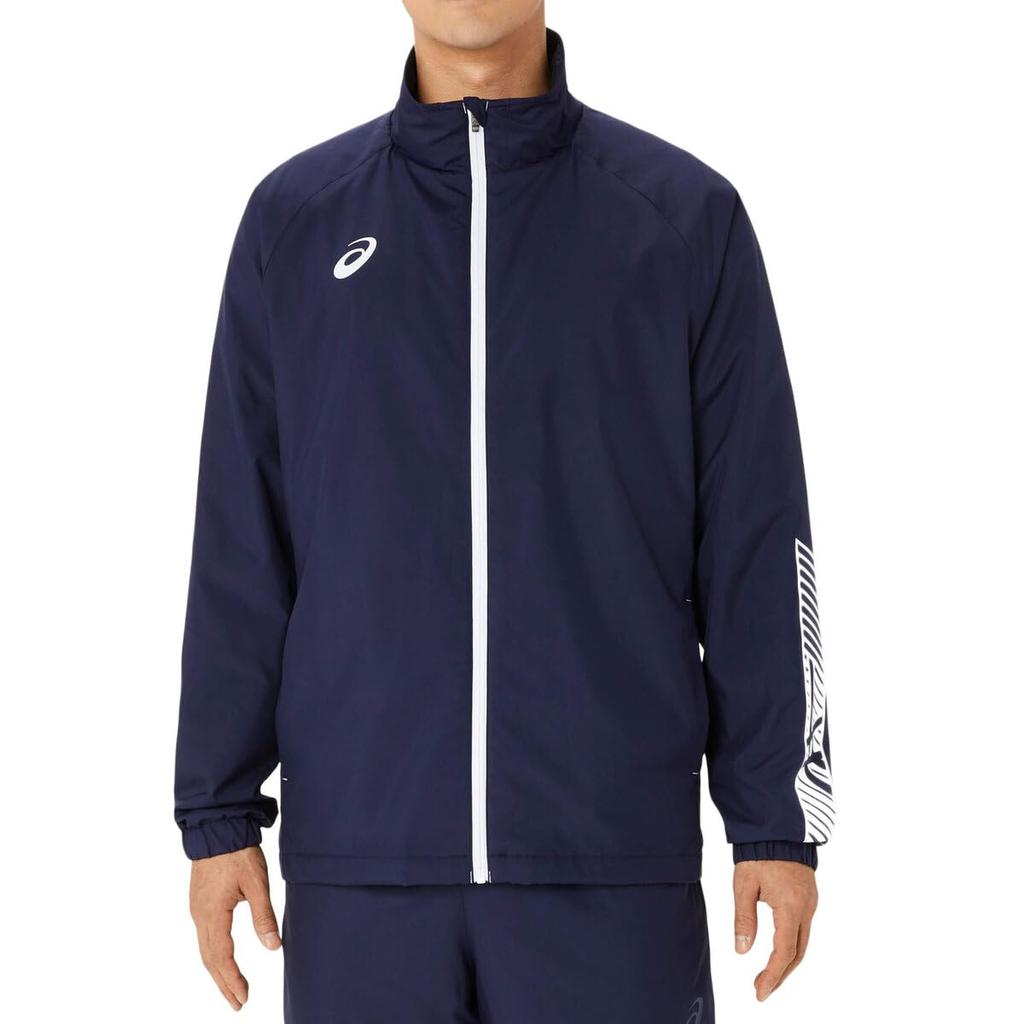 Training Wear Tricot Breaker Jacket 2031E745 Midnight X Brilliant White 3XL [ASICS] Men's