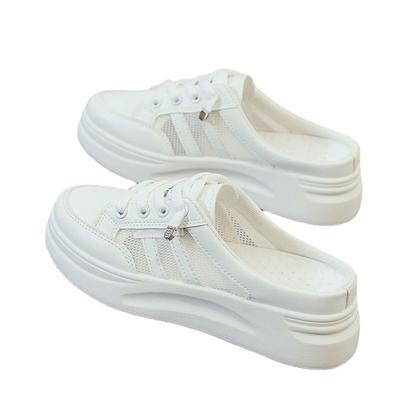 Модные туфли на толстой платформе для женщин, дышащая сетчатая обувь, дизайнерские кроссовки, мода, новинка, 2024