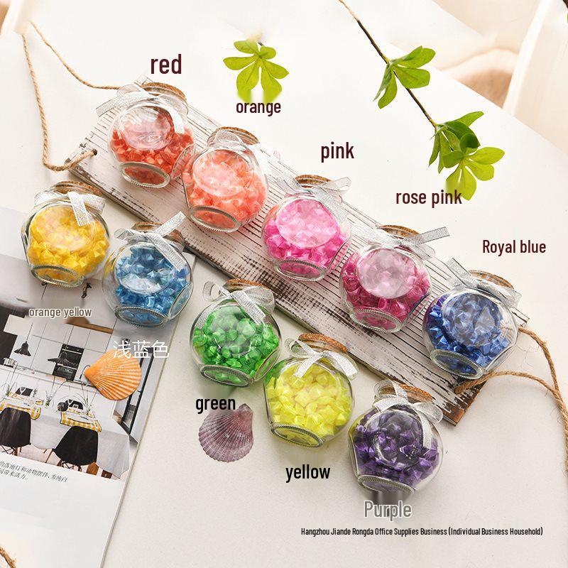 Трубочка Звезда, сложенная в пятиугольник - Материал для трубочек Счастливая звезда, Бутылка для желаний, Подарок для студентов