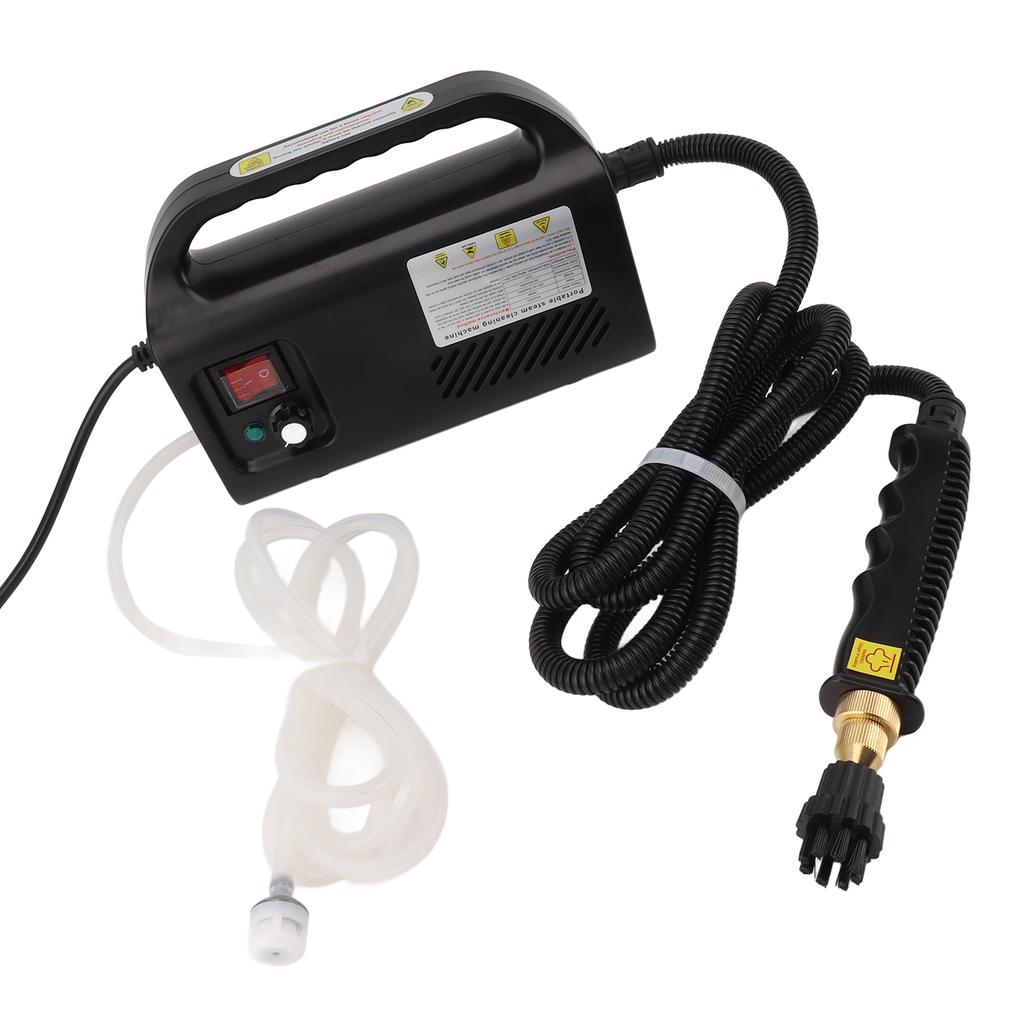 2500W Black Smart Handheld Steam Cleaner Home High Pressure Steam Cleaner Instant Heat Steam