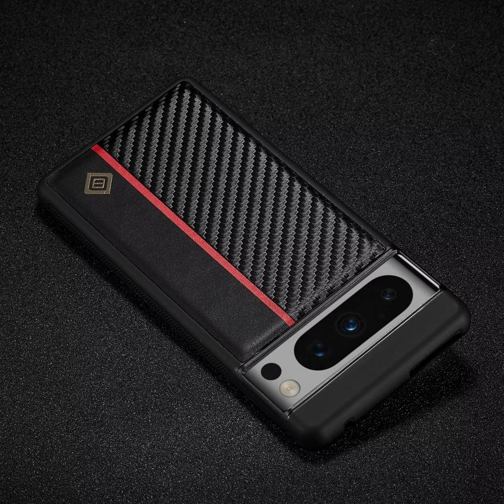 Для Google Pixel 9 8 7 XL Pro 7A 8A чехол из искусственной кожи с углеродным волокном, противоударный чехол на заднюю панель