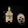 Hot And Cold Faucet Valve Core Mixing Valve Kitchen Basin Brass Abs Shower Faucet Column Ceramic Disc Cartridge Mixing Valve