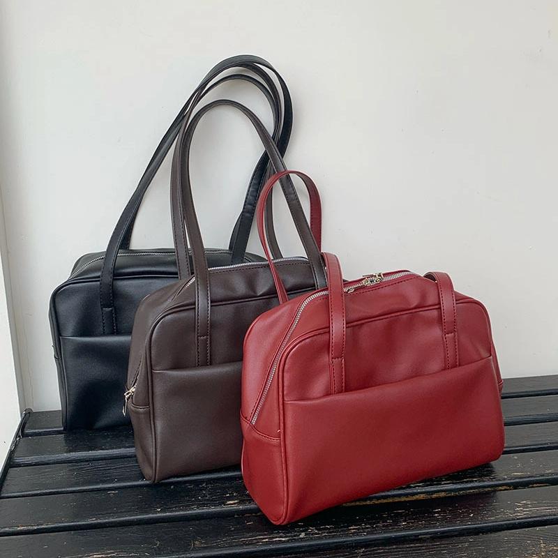 Женская сумка на одно плечо большой вместимости в корейском стиле, универсальная винтажная сумка под мышкой, новинка осени 2025, сумка-тоут