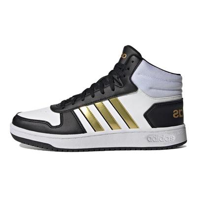Кроссовки Hoops 2.0 Mid 'Белый Синий Золотой' H01197