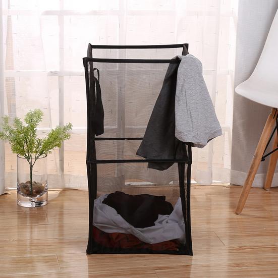 Прочная квадратная корзина для белья, многофункциональная экономия места