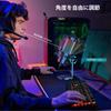 KASIMO USB Condenser Microphone Gaming Microphone PC Microphone RGB Lighting Volume Adjustment Mute Button Headphone Output Terminal Unidirectional