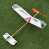 Rubber Band Powered Aircraft Model Kids Educational Throwing Glider Airplane Toddlers Boys Girls Outdoor Flying Plane Toy