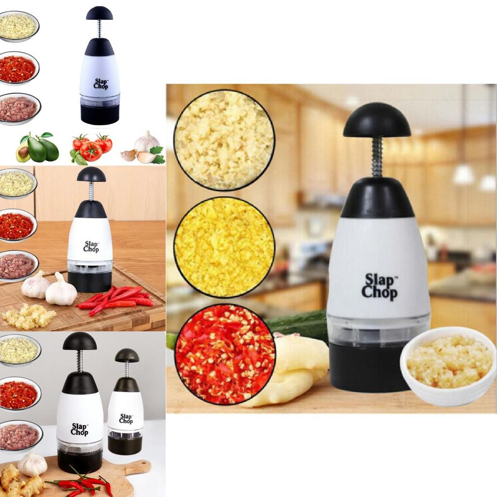 Multi-functional Slap Chop Onion Chopper And Garlic Peeler With Ergonomic Design