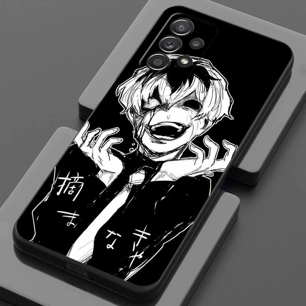 Чехол для телефона Tokyo Ghoul Черное Искусство для Samsung Galaxy A15 A25 A24 A23 A22 A21S A20s A13 A10 A05S A04 A03 A14 Черный Чехол