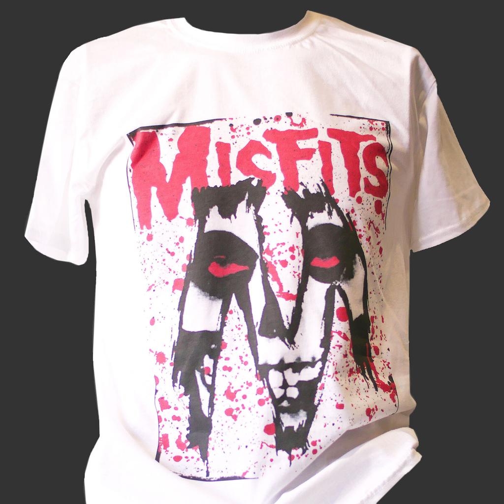 MISFITS МЕТАЛЛ ГОТ ПАНК РОК Футболка Мужская Женская Футболки Топ унисекс S-3XL