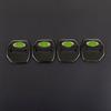 For Ford Edge 2015- Steel Black Titanium Door Lock Buckle Protection Trim 4X
