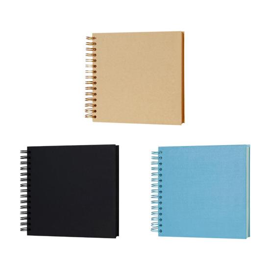 Photo Album Scrapbook Kraft Paper Scrapbook Album Flexible Coil Design DIY Memory