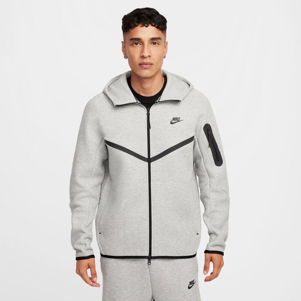 Куртка Nike Tech Full-Zip Windrunner Hoodie (HV0949) темно-серый вереск/черный