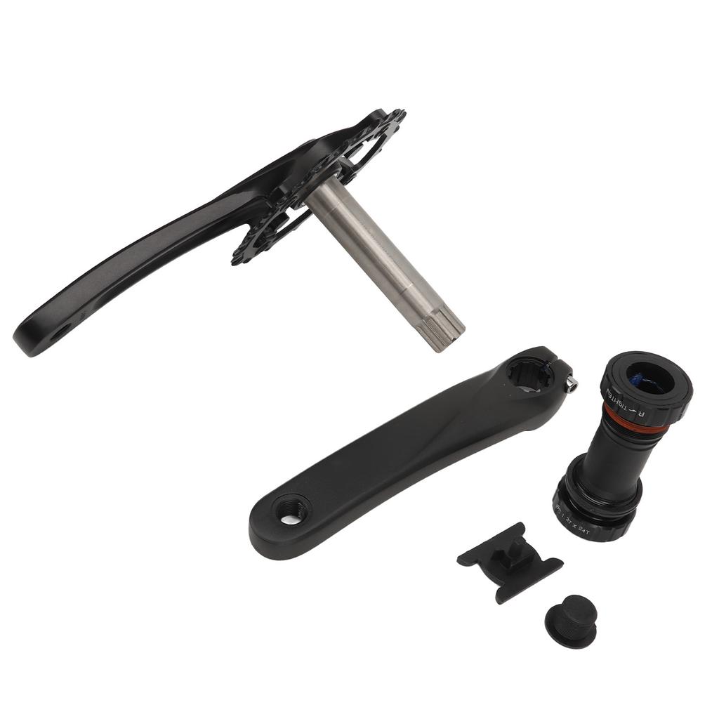 Кривошипная система для горного велосипеда 32T Полая Интегрированная Алюминиевый сплав Одинарная Звездочка Цепная передача Кривошипная система